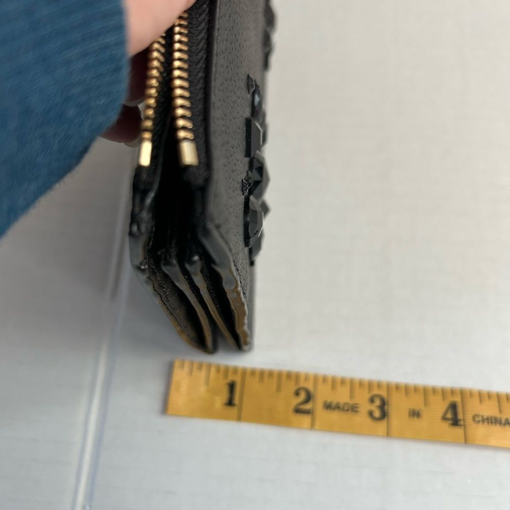 Kate Spade Black Gem-Studded Jeweled Wallet Clutch - Picture 13 of 13